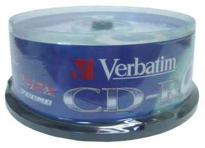 Verbatim CD-R 700MB80min tubo 25unidades  LPI